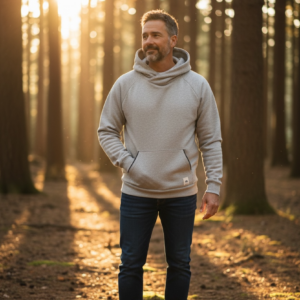 Sweat shirt gris perle Homme